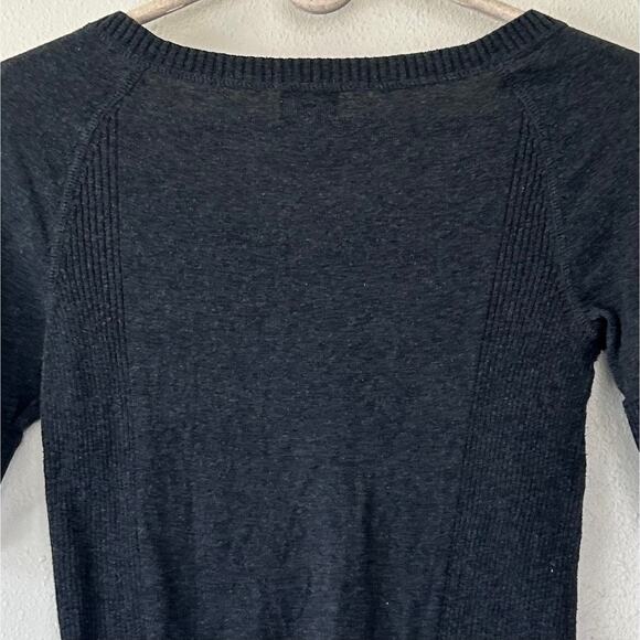 Vintage Mossimo cardigan knit short sleeve fitted Y2K pockets sweater gray S - Picture 8 of 14